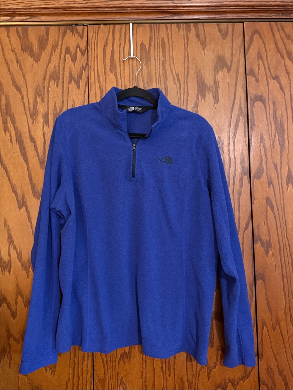 The North Face Women's XL Blue Glacier 1/4 Zip Fleece Pullover